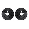 8002-63113 Drilled/Slotted Brake Rotors [Black], 2014-2019 Mercedes-Benz, Position: Rear - image 1