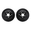 8002-63123 Drilled/Slotted Brake Rotors [Black], 2006-2012 Mercedes-Benz, Position: Rear - image 1