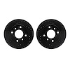 8002-67023 Drilled/Slotted Brake Rotors [Black], 1989-1996 Infiniti/Nissan, Position: Front - image 1