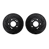 8002-67031 Drilled/Slotted Brake Rotors [Black], 1989-1990 Infiniti/Nissan, Position: Front - image 1