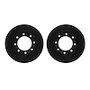 8002-67060 Drilled/Slotted Brake Rotors [Black], 2012-2021 Infiniti/Nissan, Position: Front - image 1