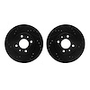 8002-67062 Drilled/Slotted Brake Rotors [Black], 1991-1994 Infiniti/Nissan, Position: Front - image 1