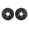 8002-72002 Drilled/Slotted Brake Rotors [Black], 1990-2005 Multiple Makes/Models, Position: Front - image 1