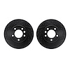 8002-74014 Drilled/Slotted Brake Rotors [Black], 2003-2018 Multiple Makes/Models, Position: Front - image 1