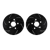 8002-76014 Drilled/Slotted Brake Rotors [Black], 2006-2018 Multiple Makes/Models, Position: Front - image 1