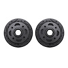 8002-80045 Drilled/Slotted Brake Rotors [Black], 1984-1985 Ford/Lincoln/Mercury/Mazda, Position: Front - image 1