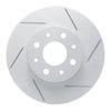 810-07005R Geoperformance Slotted Brake Rotor, 2013-2019 Mopar, Position: Rear Right - image 1