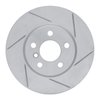 810-32015R Geoperformance Slotted Brake Rotor, 2014-2021 Mini, Position: Front Right - image 1
