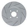 810-54050L Geoperformance Slotted Brake Rotor, 2002-2004 Ford/Lincoln/Mercury/Mazda, Position: Front Left - image 1