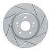 810-58032R Geoperformance Slotted Brake Rotor, Fits Select Acura/Honda, Position: Front Right - image 1