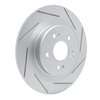 810-58036R Geoperformance Slotted Brake Rotor, Fits Select Acura/Honda, Position: Rear Right - image 2