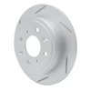 810-59014L Geoperformance Slotted Brake Rotor, 1988-2001 Acura/Honda, Position: Rear Left - image 2