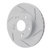 810-59030R Geoperformance Slotted Brake Rotor, 2002-2015 Acura/Honda, Position: Front Right - image 2