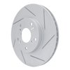 810-59042R Geoperformance Slotted Brake Rotor, 1998-2021 Acura/Honda, Position: Front Right - image 2