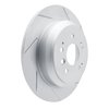 810-59062R Geoperformance Slotted Brake Rotor, Fits Select Acura/Honda, Position: Rear Right - image 2