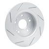 810-59071R Geoperformance Slotted Brake Rotor, Fits Select Acura/Honda, Position: Rear Right - image 4