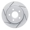 810-63173L Geoperformance Slotted Brake Rotor, 2015-2021 Mercedes-Benz, Position: Rear Left
