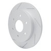 810-67090L Geoperformance Slotted Brake Rotor, 2004-2015 Infiniti/Nissan, Position: Rear Left - image 2
