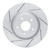 810-67104L Geoperformance Slotted Brake Rotor, 2014-2019 Infiniti/Nissan, Position: Front Left - image 1