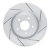 810-67104R Geoperformance Slotted Brake Rotor, 2014-2019 Infiniti/Nissan, Position: Front Right - image 1