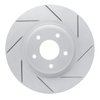 810-67105R Geoperformance Slotted Brake Rotor, Fits Select Infiniti/Nissan, Position: Front Right - image 1