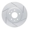 810-67106R Geoperformance Slotted Brake Rotor, Fits Select Multiple Makes/Models, Position: Front Right - image 1