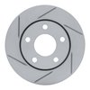 810-73024L Geoperformance Slotted Brake Rotor, 2000-2002 Audi/Volkswagen, Position: Rear Left - image 1