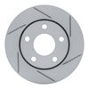 810-73024R Geoperformance Slotted Brake Rotor, 2000-2002 Audi/Volkswagen, Position: Rear Right - image 1