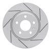 810-73061R Geoperformance Slotted Brake Rotor, Fits Select Audi/Volkswagen, Position: Rear Right - image 1