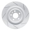810-73063R Geoperformance Slotted Brake Rotor, 2011-2018 Audi/Volkswagen, Position: Rear Right - image 1