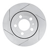 810-74022L Geoperformance Slotted Brake Rotor, 2000-2006 Audi/Volkswagen, Position: Rear Left - image 1