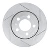 810-74022R Geoperformance Slotted Brake Rotor, 2000-2006 Audi/Volkswagen, Position: Rear Right - image 1