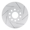 810-74028R Geoperformance Slotted Brake Rotor, Fits Select Audi/Volkswagen, Position: Front Right
