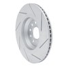 810-74030L Geoperformance Slotted Brake Rotor, Fits Select Audi/Volkswagen, Position: Rear Left - image 4