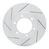 810-76124L Geoperformance Slotted Brake Rotor, 2000-2007 Lexus/Toyota/Scion, Position: Front Left - image 1