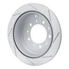 810-76137L Geoperformance Slotted Brake Rotor, Fits Select Lexus/Toyota/Scion, Position: Rear Left - image 4