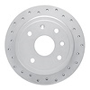 820-01011L Geoperformance Drilled Brake Rotor, 2004-2010 Multiple Makes/Models, Position: Rear Left - image 1
