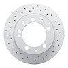 820-02024L Geoperformance Drilled Brake Rotor, 1987-1989 Porsche, Position: Rear Left - image 1