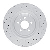 820-02102R Geoperformance Drilled Brake Rotor, 2015-2018 Porsche, Position: Rear Right - image 1