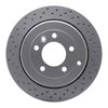 820-11012L Geoperformance Drilled Brake Rotor, 2005-2007 Land Rover, Position: Rear Left - image 1
