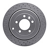 820-11012R Geoperformance Drilled Brake Rotor, 2005-2007 Land Rover, Position: Rear Right - image 1