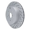 820-13022L Geoperformance Drilled Brake Rotor, 2008-2020 Subaru, Position: Rear Left - image 2