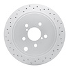 820-13023L Geoperformance Drilled Brake Rotor, Fits Select Multiple Makes/Models, Position: Rear Left - image 1