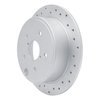 820-13024L Geoperformance Drilled Brake Rotor, 2015-2021 Subaru, Position: Rear Left - image 2