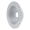 820-13024L Geoperformance Drilled Brake Rotor, 2015-2021 Subaru, Position: Rear Left - image 4
