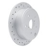820-13024R Geoperformance Drilled Brake Rotor, 2015-2021 Subaru, Position: Rear Right - image 2