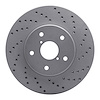 820-13026R Geoperformance Drilled Brake Rotor, 2015-2019 Subaru, Position: Front Right - image 1