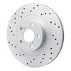 820-13034L Geoperformance Drilled Brake Rotor, Fits Select Multiple Makes/Models, Position: Front Left - image 2