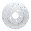 820-20013L Geoperformance Drilled Brake Rotor, 2001-2008 Multiple Makes/Models, Position: Rear Left - image 1