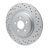 820-20018R Geoperformance Drilled Brake Rotor, 2006-2015 Jaguar, Position: Rear Right - image 2